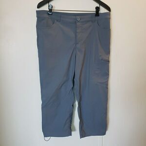 Eddie Bauer Pants Womens 12 Blue Active Wear Capris Outdoors Comfort Cropped